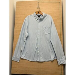 Banana Republic Slim Fit Light Blue Button Down Shirt Long Sleeve Mens XL